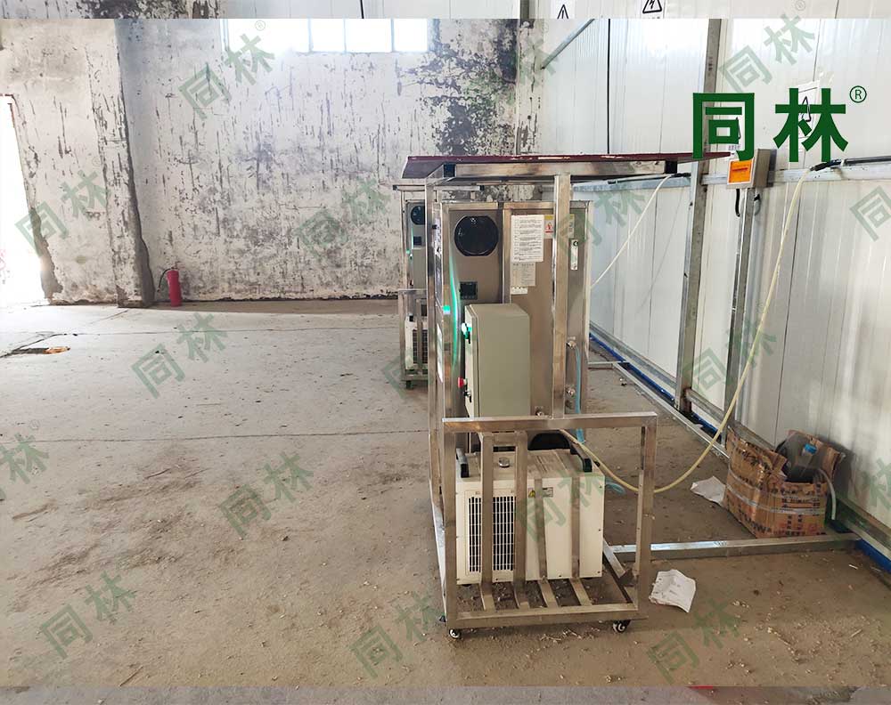 養(yǎng)殖場臭氧消毒機(jī)調(diào)試現(xiàn)場